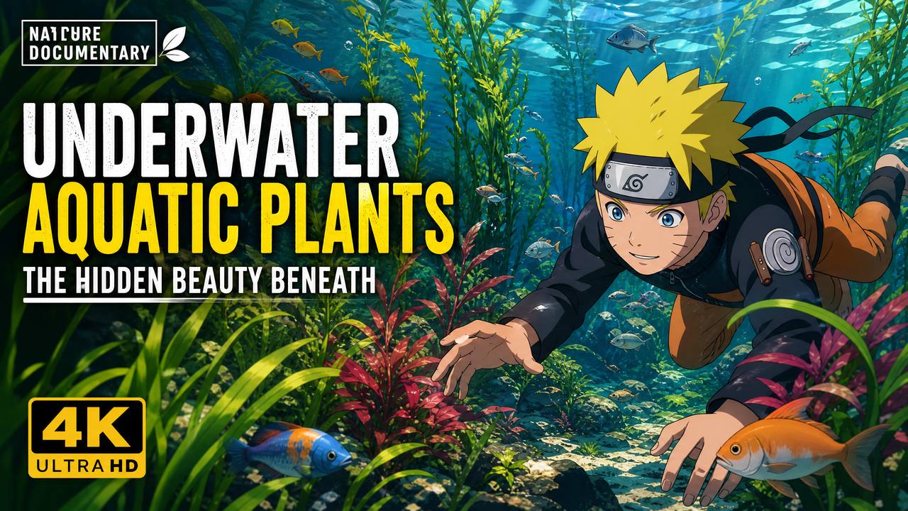 国产植物视频教程-水下水生植物生态视频演示
